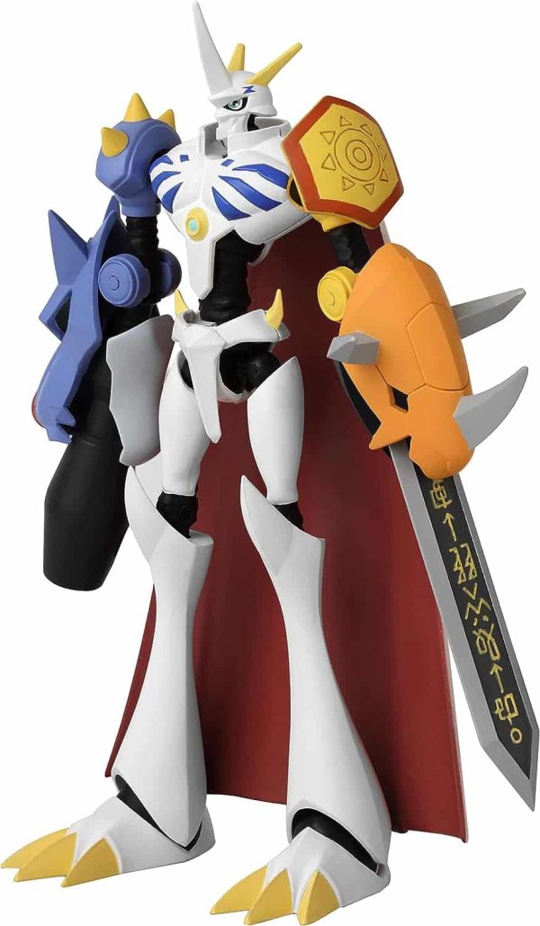 Anime Heroes Bandai Digimon Omegamon Action Figure | 6.5'' Tall Omegamon Articulated Anime Figure with Extra Set of Hands and Accessories | Collectable Anime Merch Digimon Figure Omegamon