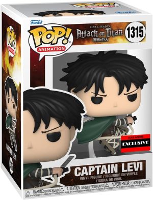 Funko Pop Attack On Titan Captain Levi Ackerman (Final Season) Figure (AAA Anime Exclusive)