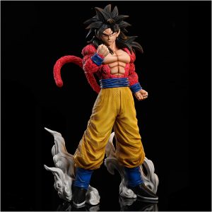 vasesion Goku Figure, Super Saiyan 4 Son Goku, DBZ Action Figure Anime Statue Model Decoration Toy Gift 11.81 Inch