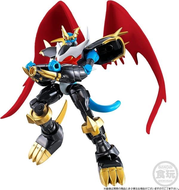 Bandai CT2611509 Shokugan 10cm Tall Imperialdramon Toy with 2 Transforming Modes Shodo Action Figures Inspired by The Digimon Anime Series