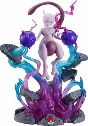 Pokémon 13" Large Mewtwo Deluxe Collector Statue Figure - LED Light Effects - Officially Licensed - Authentic Collectible Pokemon Figure Gift for Kids and Adults - Ages 8+