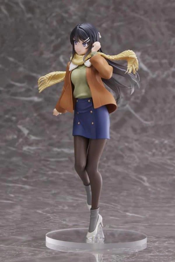 Taito Rascal Does Not Dream of A Dreaming Girl: Mai Sakurajima Coreful Figure (Winter Wear Version)