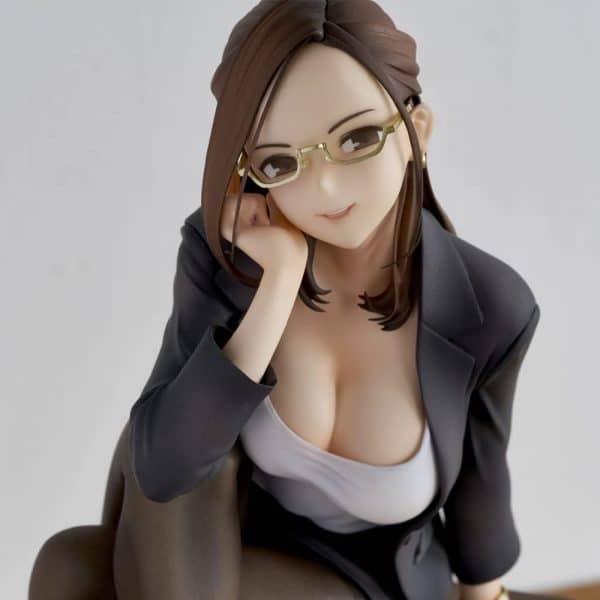 SAOPAN Anime Figure Original Character -Okuzumi Yuiko Action Figure Home Decor Collectible Figurines Model Toy Gifts Box Packing（No Retail Box） (No Table Ver.)
