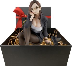 SAOPAN Anime Figure Original Character -Okuzumi Yuiko Action Figure Home Decor Collectible Figurines Model Toy Gifts Box Packing（No Retail Box） (No Table Ver.)