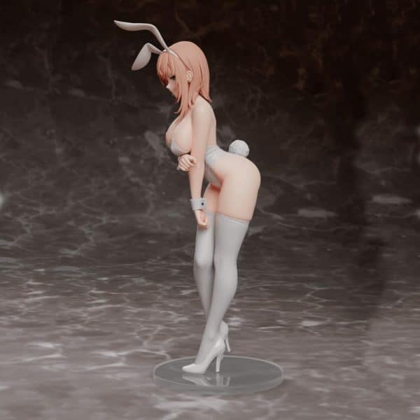 faqhuv 9inch New Popular Manga Series - White Bunny Ver. Figure Senpai Series Bunny Girl Coreful Figure, 8.26inch